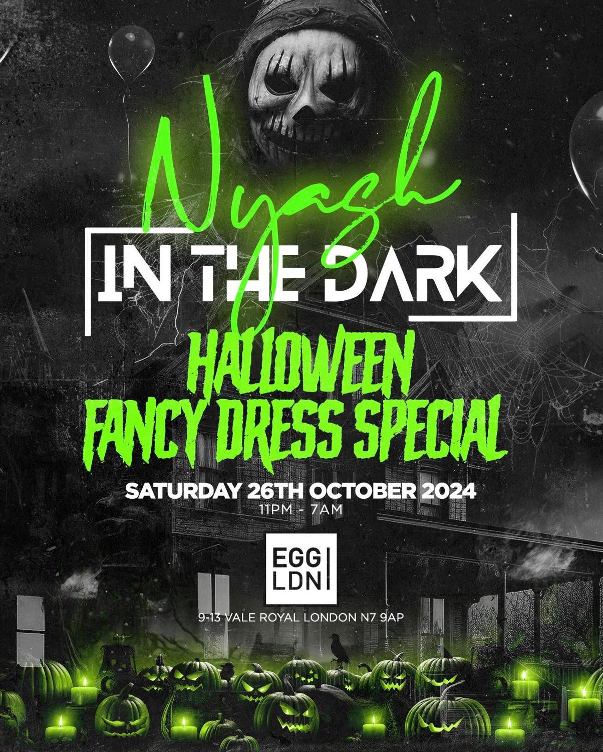 Nyash In The Dark: Halloween Fancy Dress Special At Egg Ft. Mark Radford // Petchy & Fro