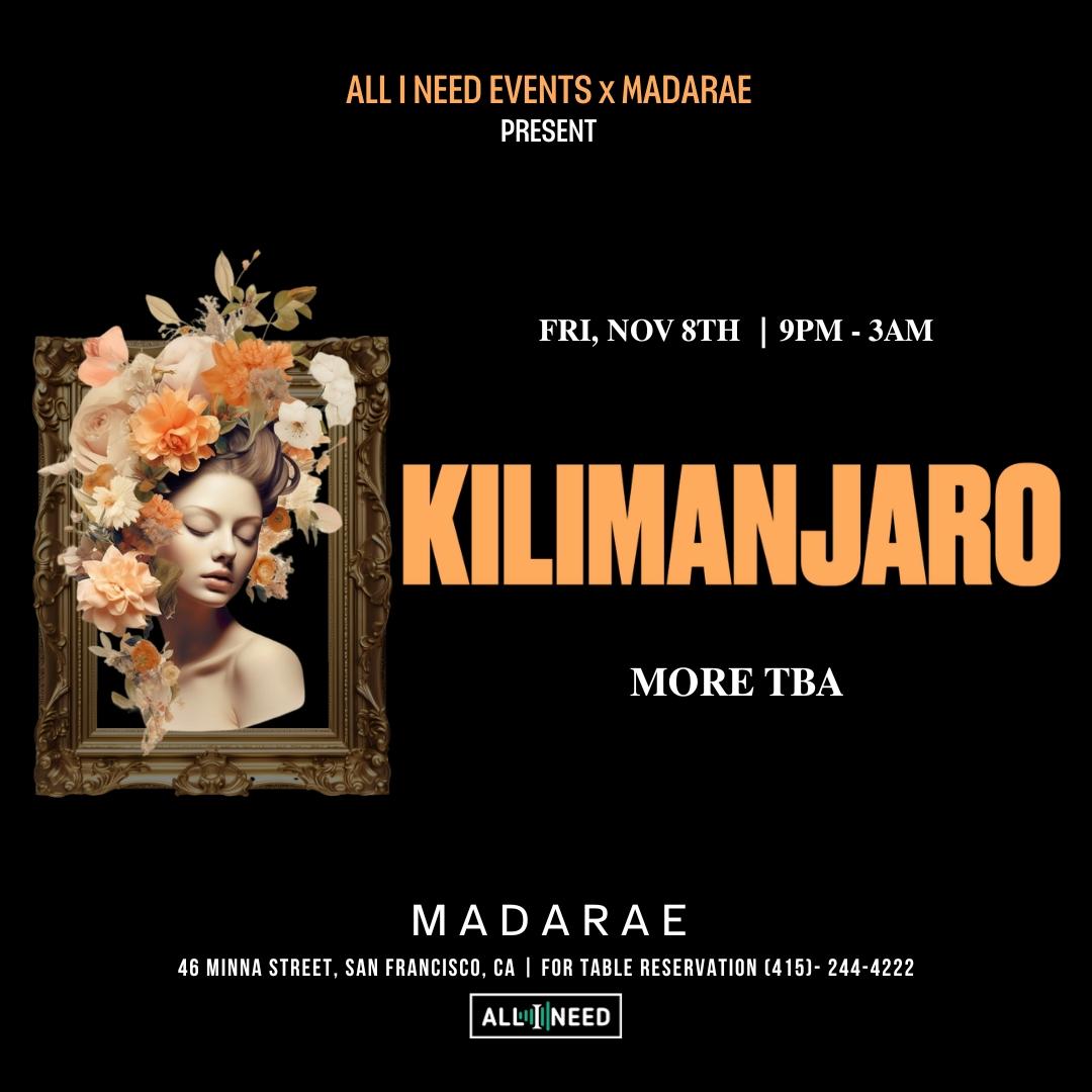 Kilimanjaro (Boiler Room - Afro House ) At Madarae