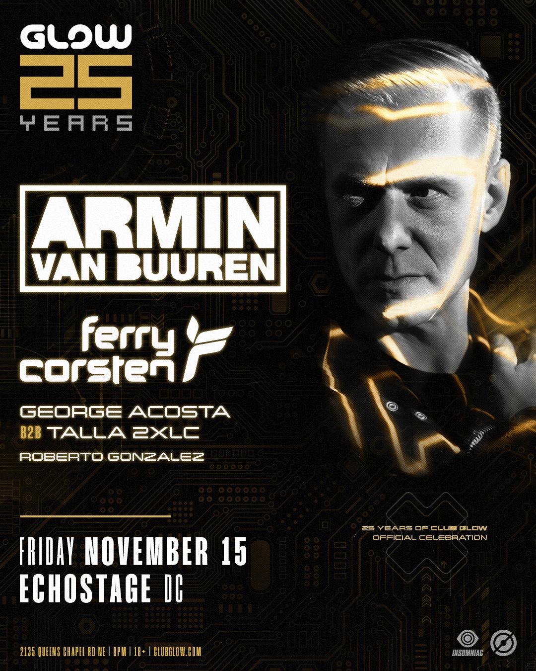 25 Years Of Glow: Armin Van Buuren, Ferry Corsten