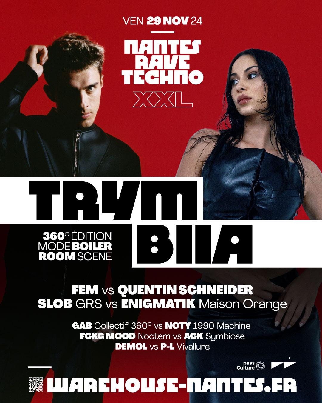 Nantes Rave Techno Xxl With Trym, Biia & More