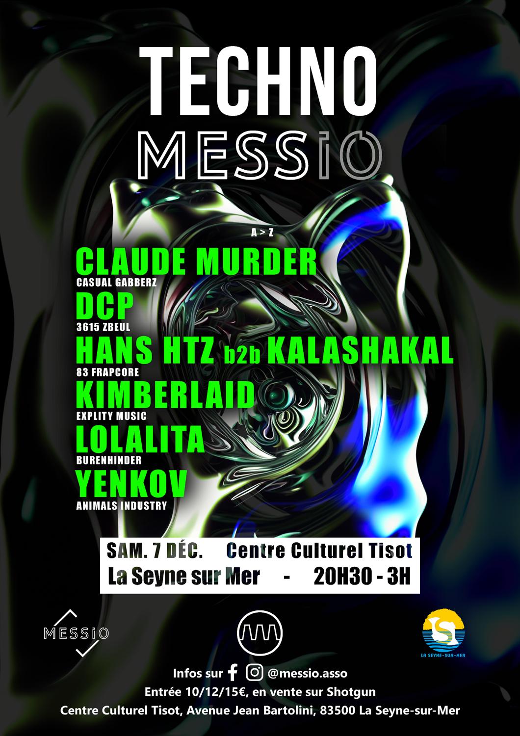 Techno Mess #3: Lolalita + Kimberlaid + Claude Murder +