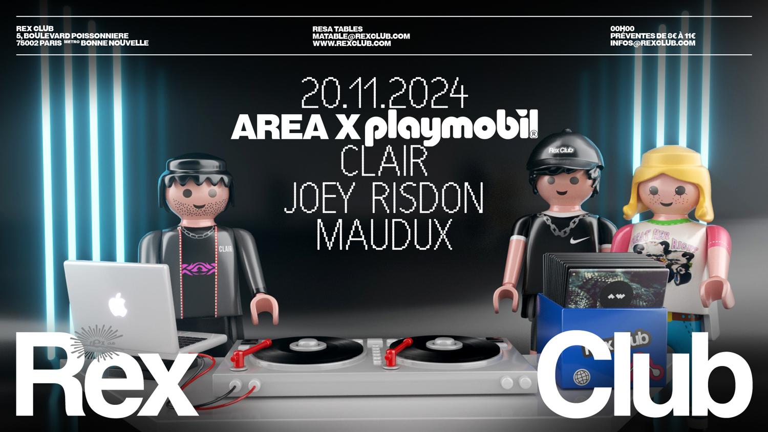 Area X Playmobil: Clair, Joey Risdon, Maudux