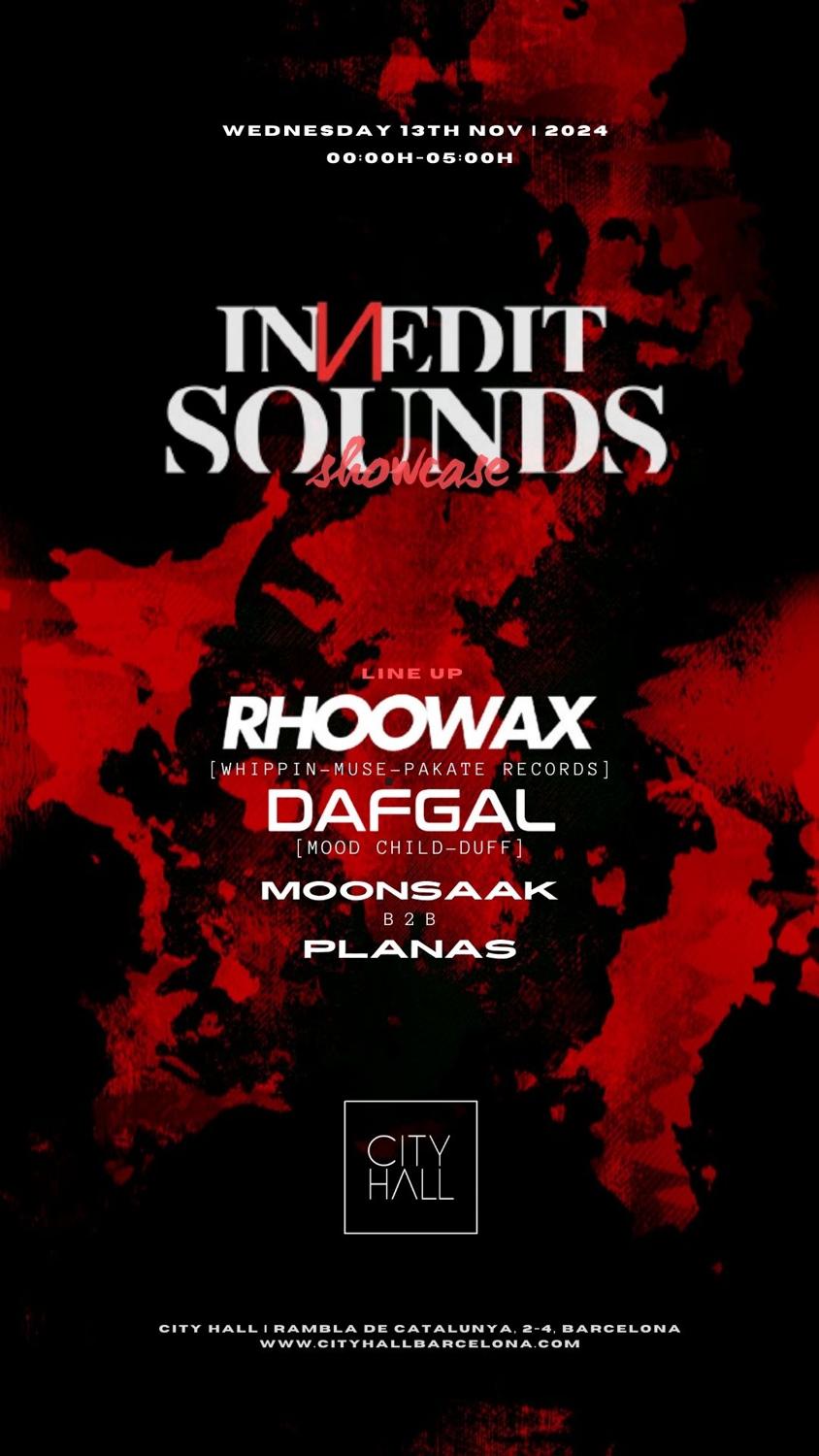 Innedit Sound I City Hall Pres. Rhoowax L Guest List