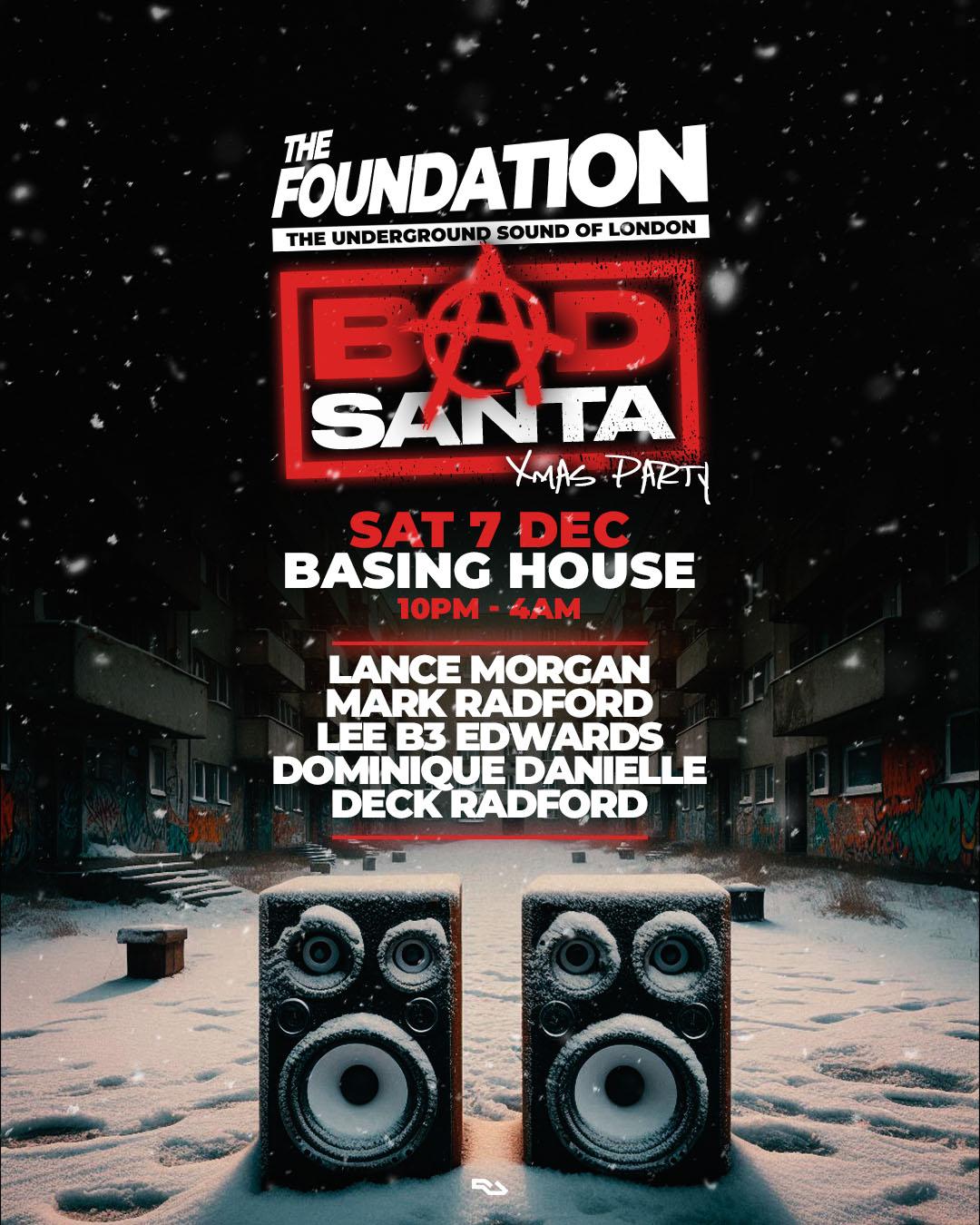 The Foundation - Bad Santa Xmas Party