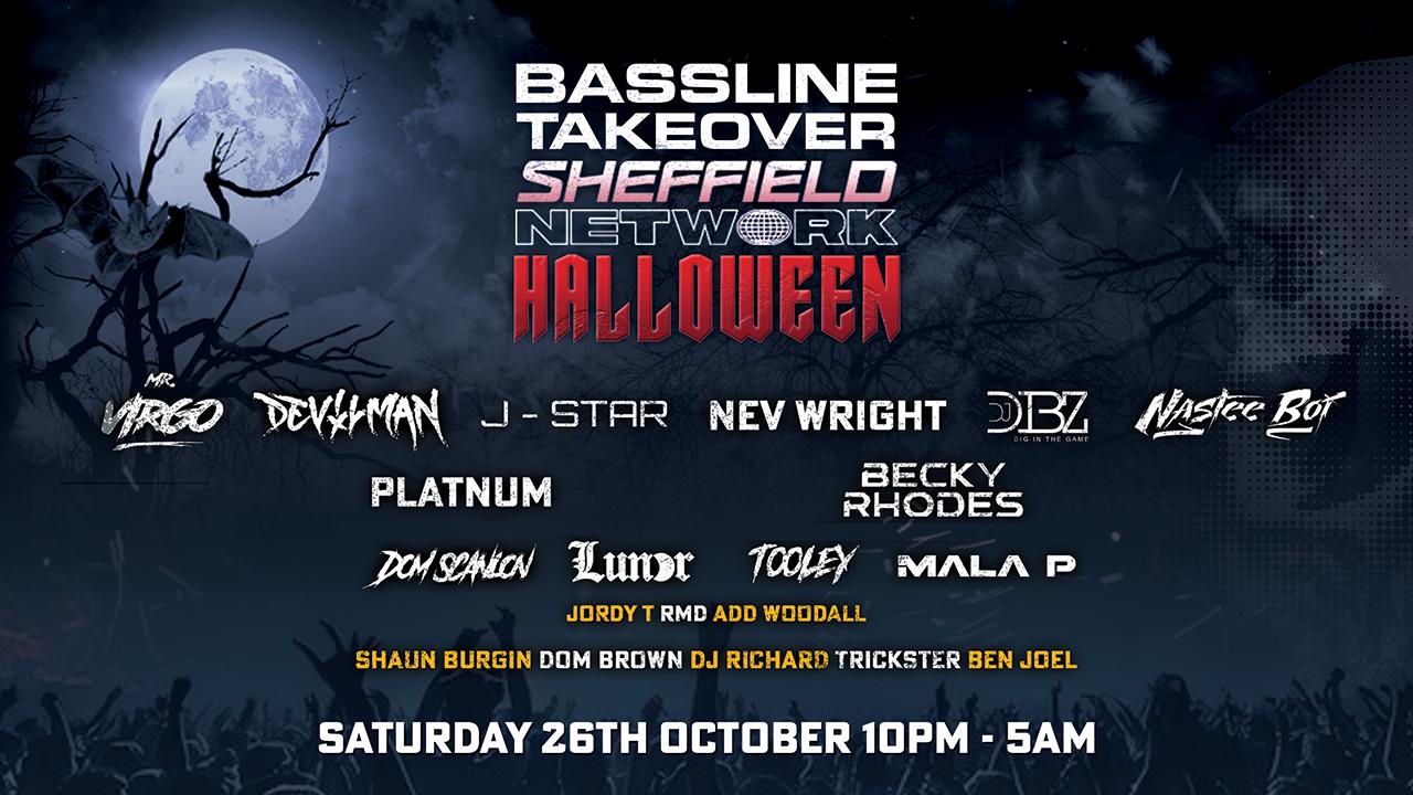 Bassline Takeover Sheffield Halloween