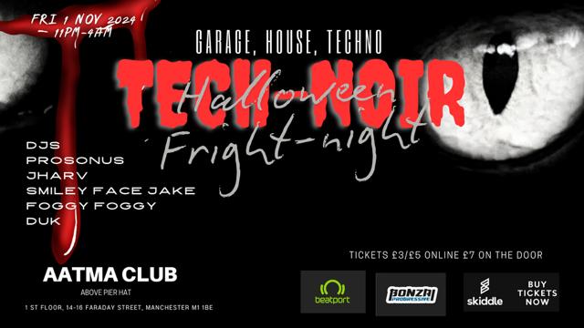 Tech-Noir Fright-Night Halloween