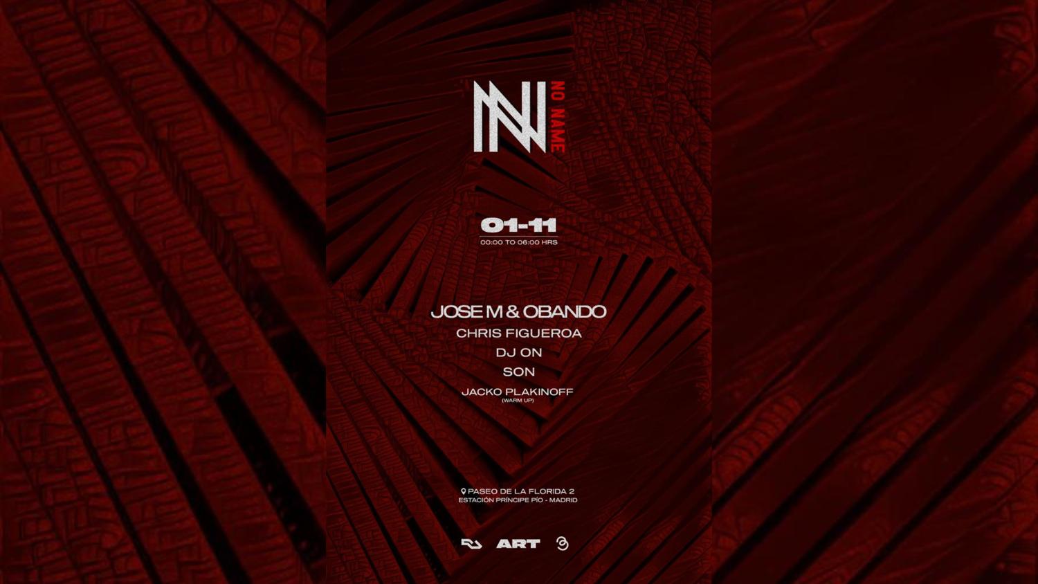 No Name: Jose M & Obando / Chris Figueroa / Dj On / Son / Jacko Plakinoff