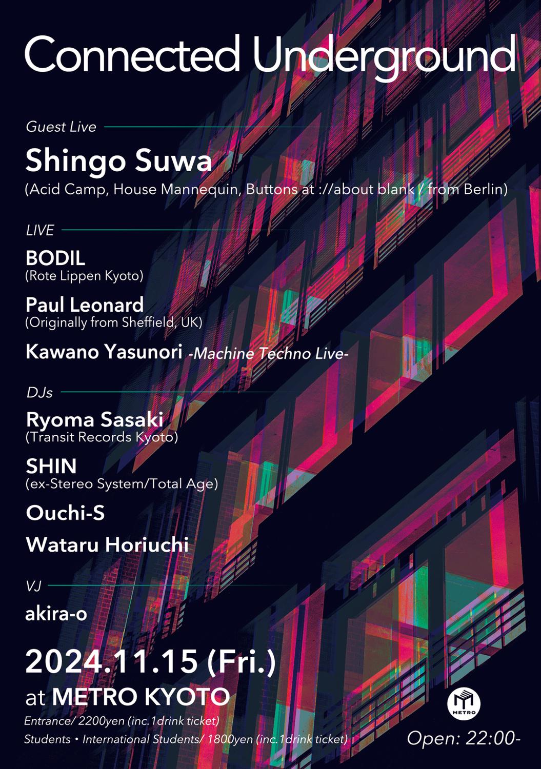 Connected Underground With Shingo Suwa (Acid Camp, House Mannequin, Buttons / From Berlin)