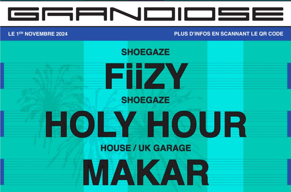 Grandiose Garage [W/ Fiizy + Holy Hour + Makar]