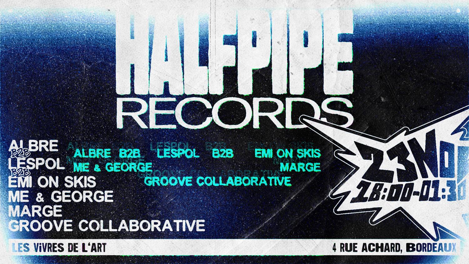 Halfpipe Records With Me & George, Marge, Groove Collaborative