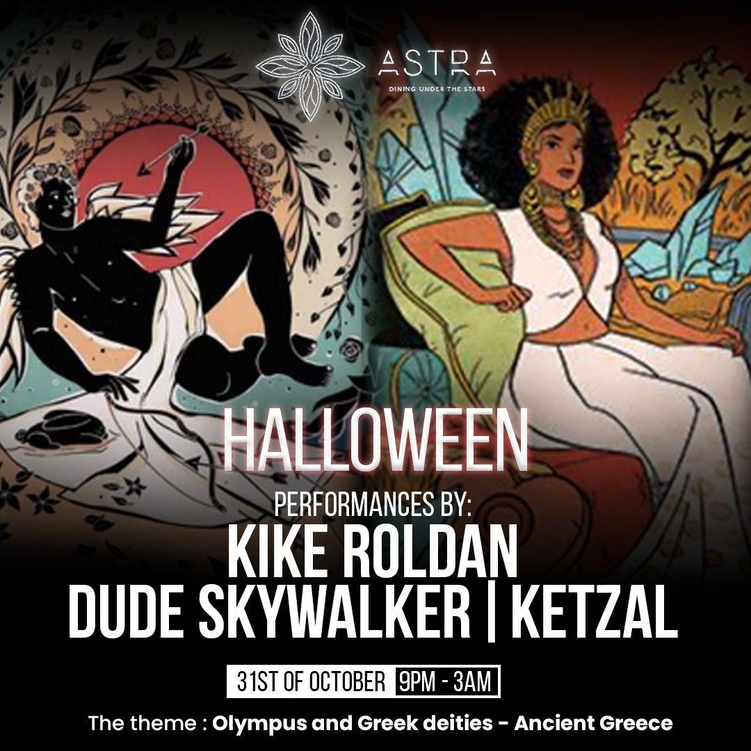 Olympus & Greek Halloween At Astra Rooftop