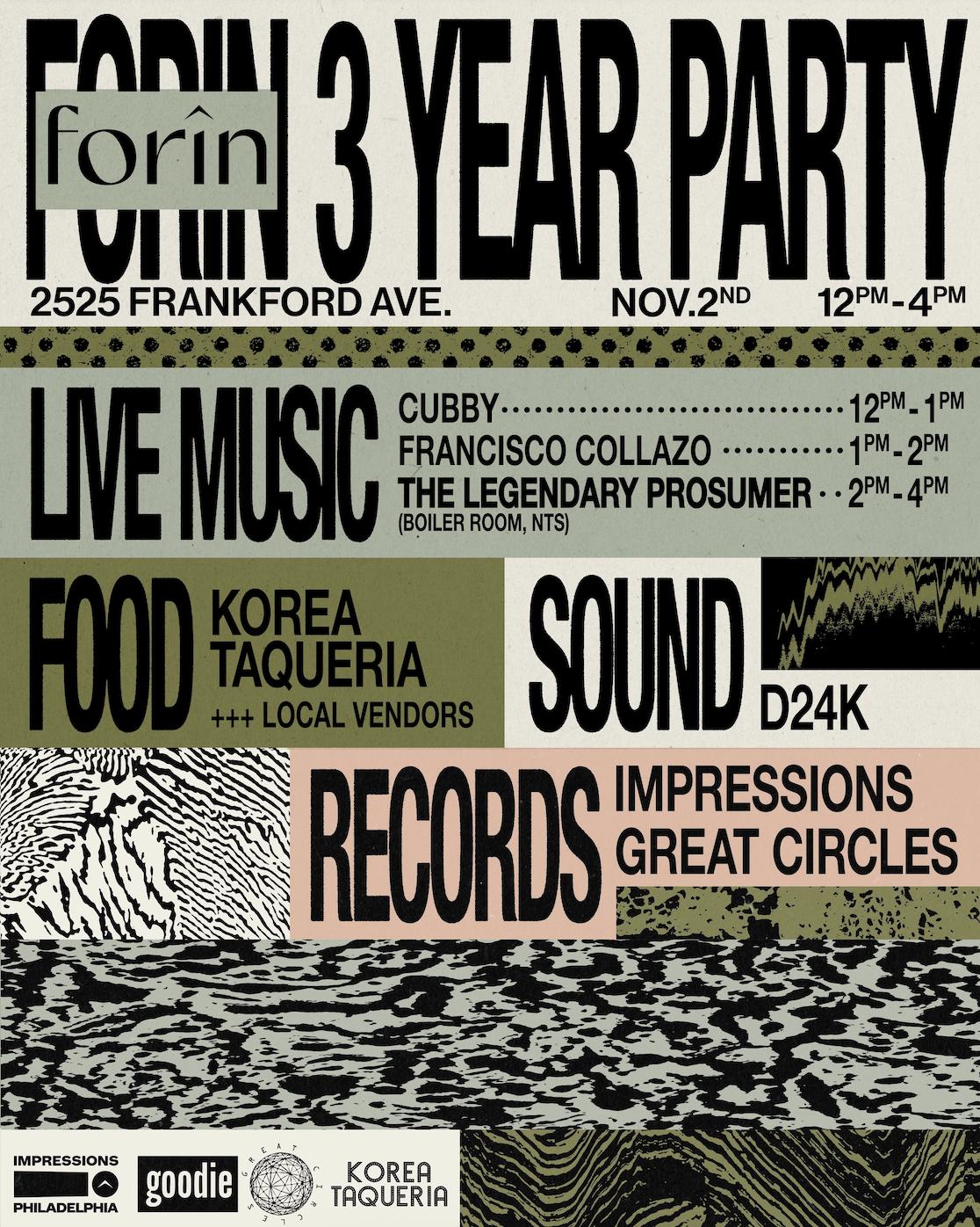 Forin 3 Year Party With Prosumer