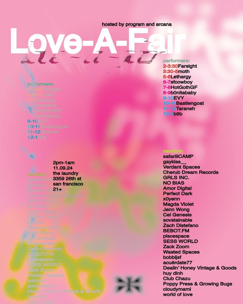 Program  Arcana: Love-A-Fair