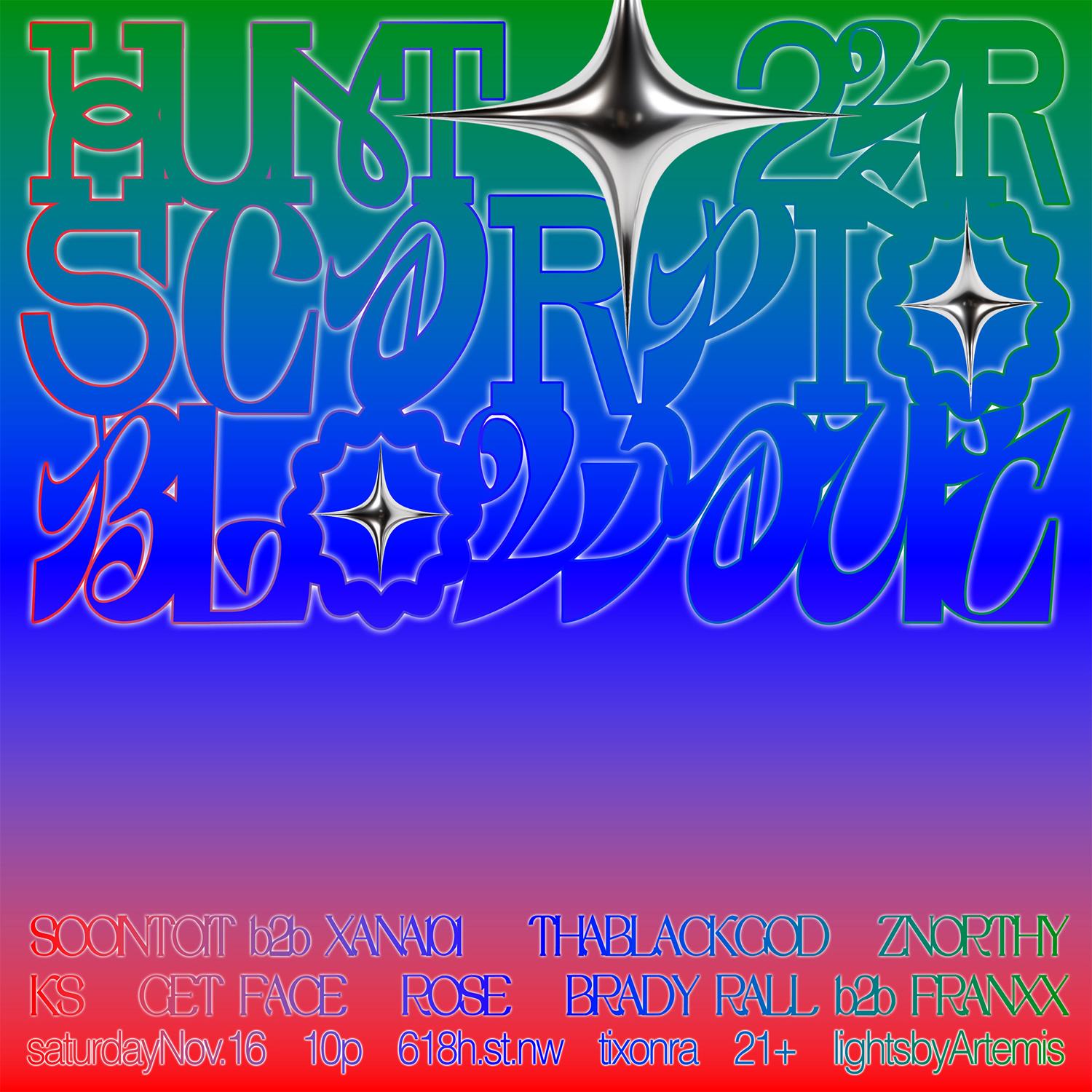 Xunt 2Yr Scorpio Blowout Ft. Spiral Sisters (Soo Intoit B2B Xana 101)