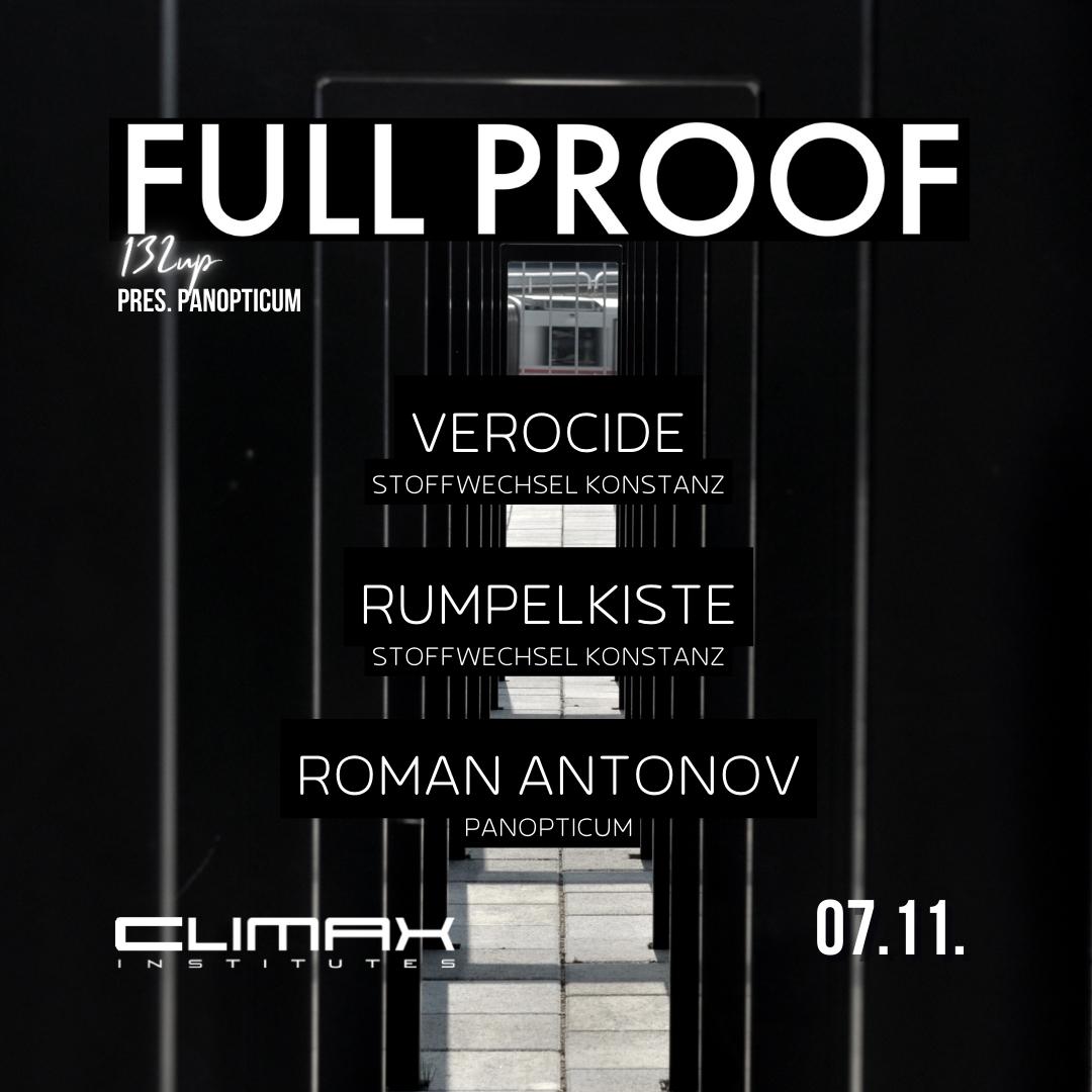 Fullproof Meets Panopticum X Stoffwechsel Konstanz