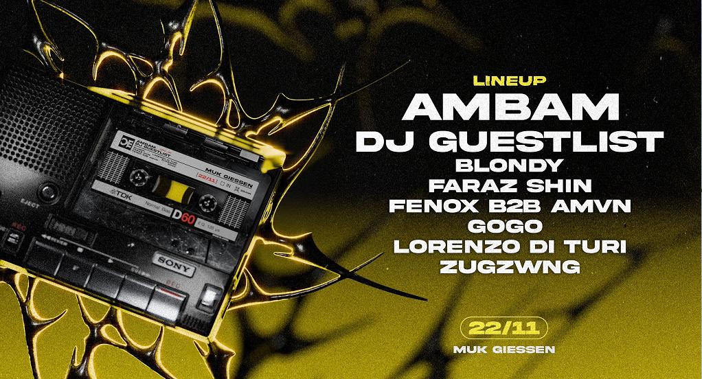 Cryptic Excess - Muk Giessen Vol. 5 With Ambam & Dj Guestlist