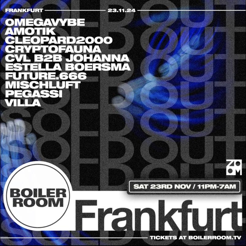 Boiler Room: Frankfurt - Saturday