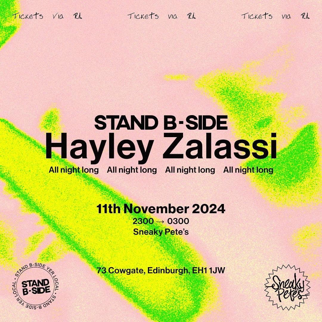 Stand B-Side Hayley Zalassi