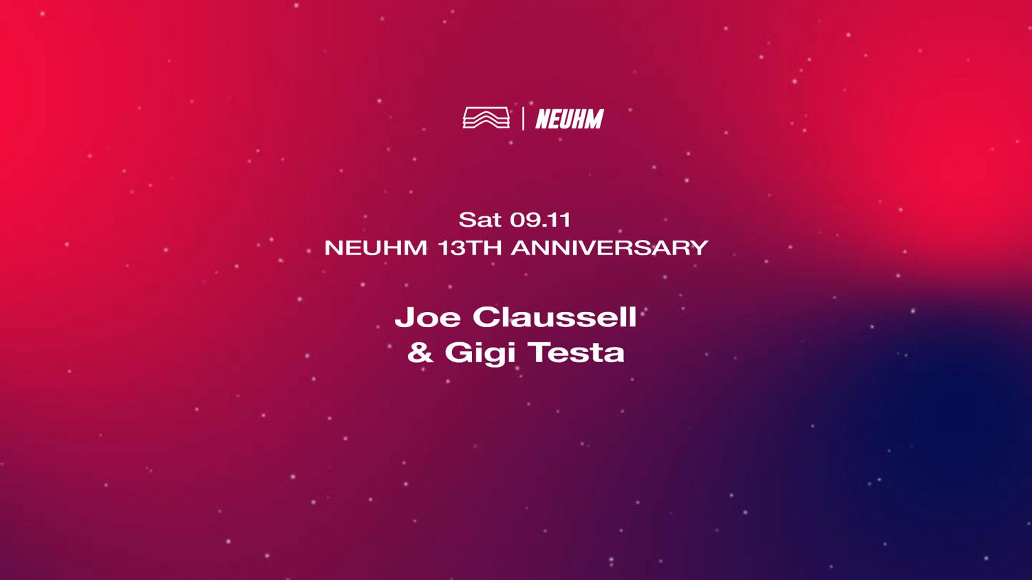 Neuhm 13Th Anniversary • Joe Claussell & Gigi Testa