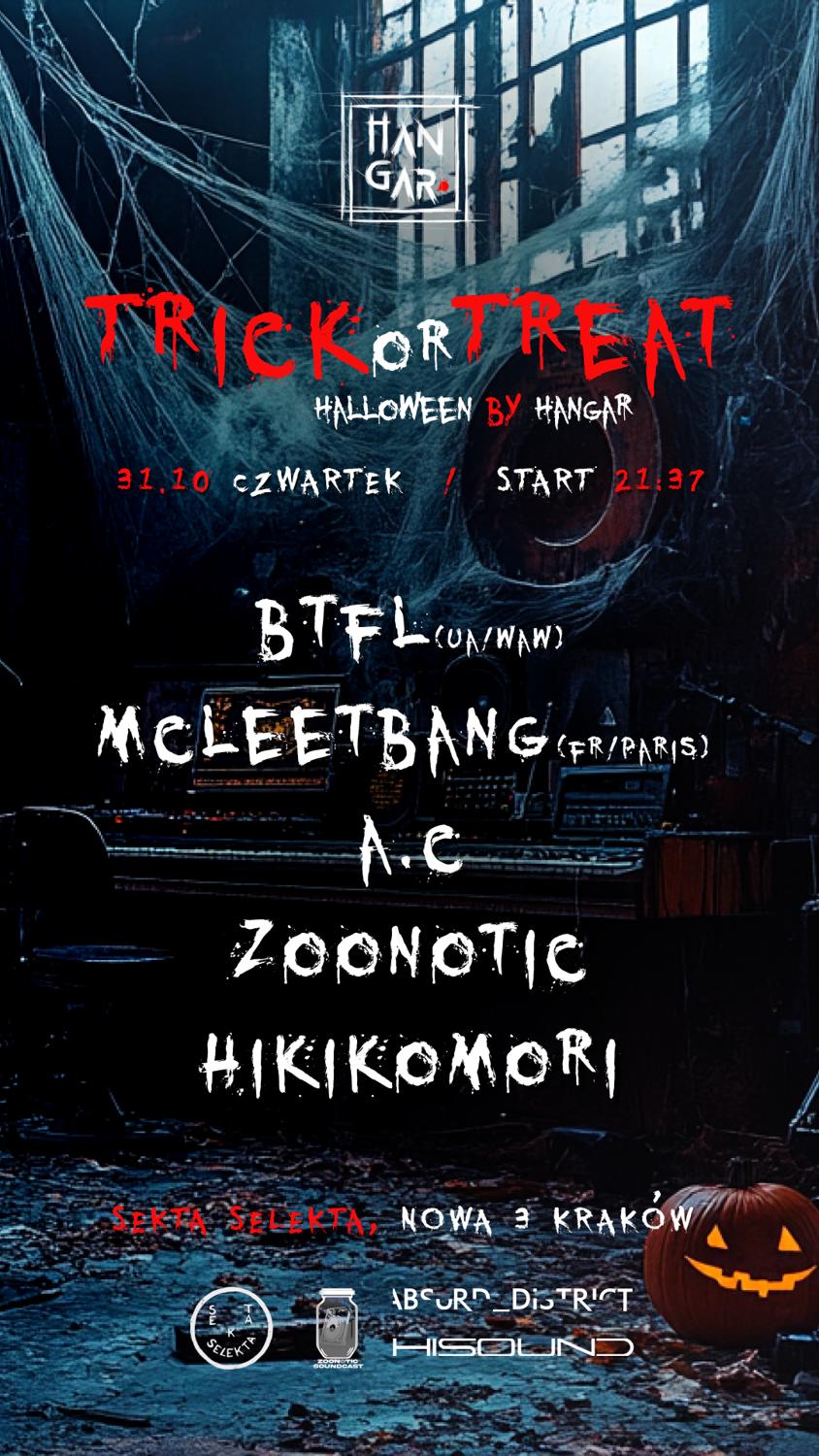 Hangar Trick Or Treat - Helloween By Hangar X Sekta W/ Btfl [Ua|Waw] / Mcleetbang [Fr|Par]