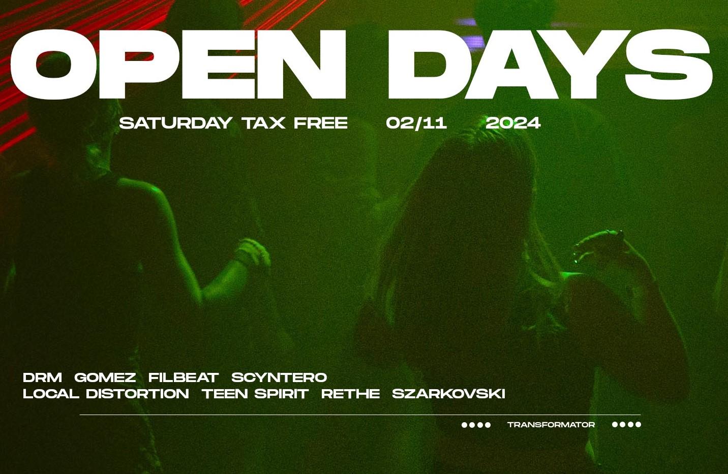 Transformator Open Day (Tax Free)