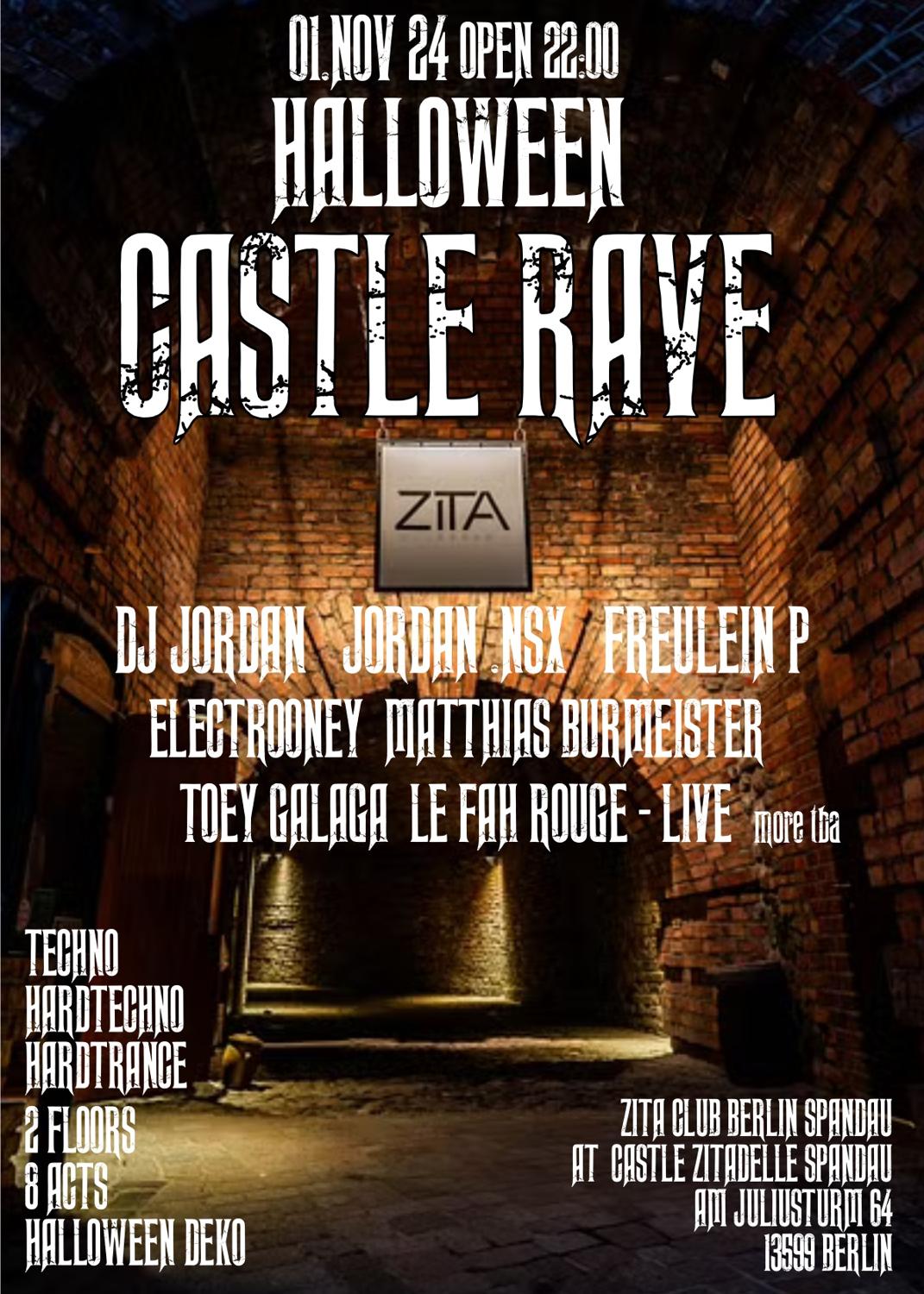 Halloween - Castle Rave - Zitadelle Spandau - 2 Floors