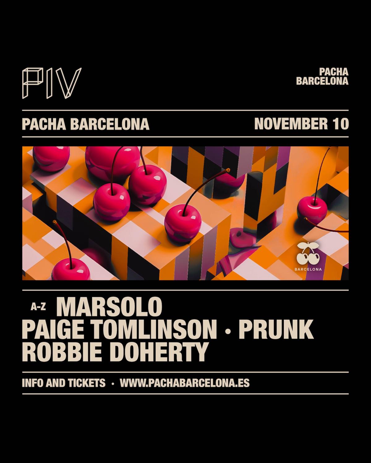 Piv - Marsolo, Paige Tomlinson, Prunk, Robbie Doherty