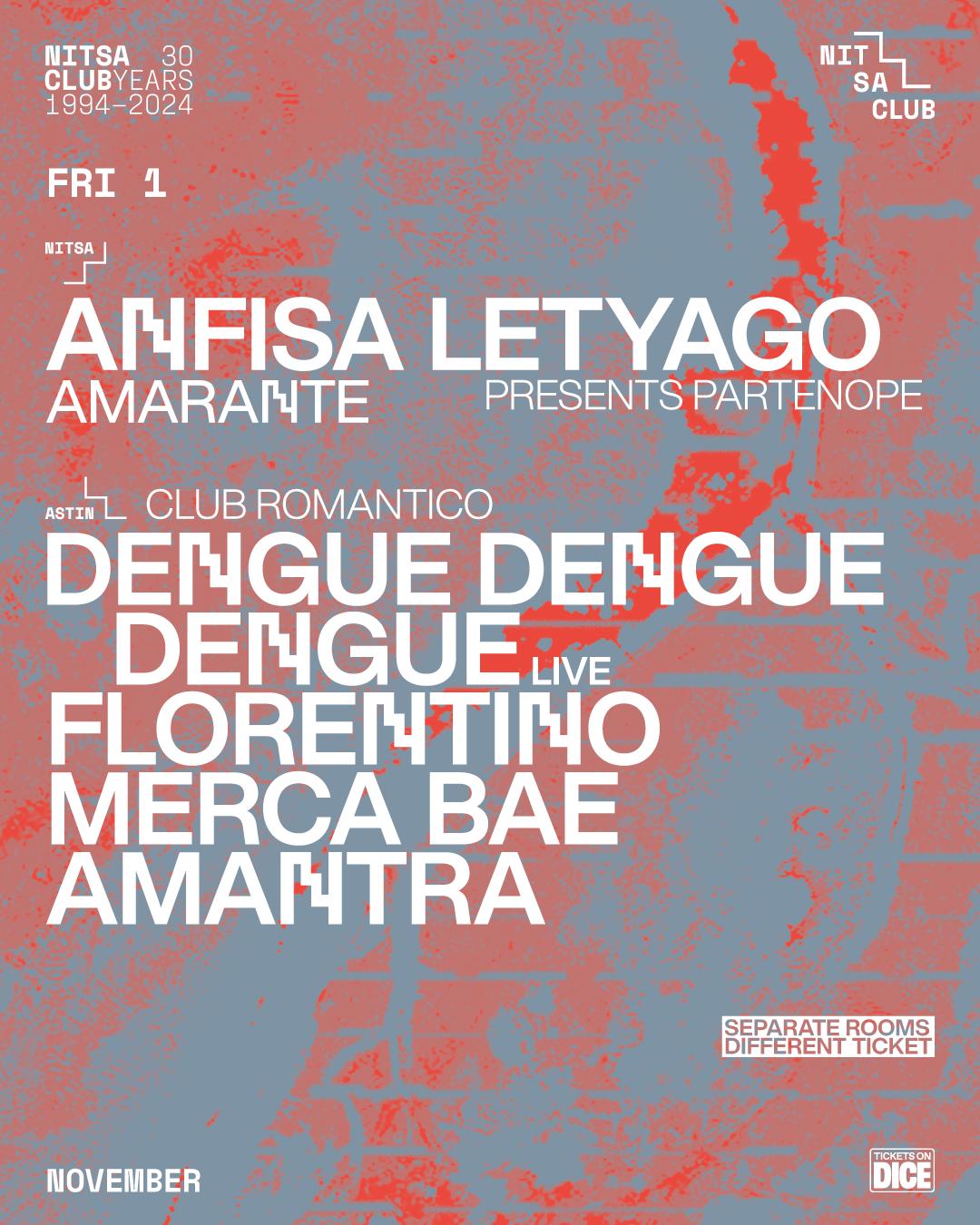 Anfisa Letyago / Club Romantico: Dengue Dengue Dengue Live · Florentino · Merca Bae · Amantra