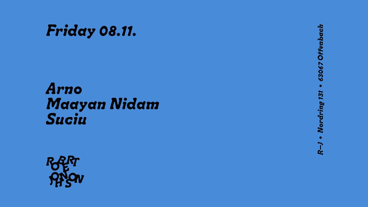 Electric Friday / Arno / Maayan Nidam / Suciu