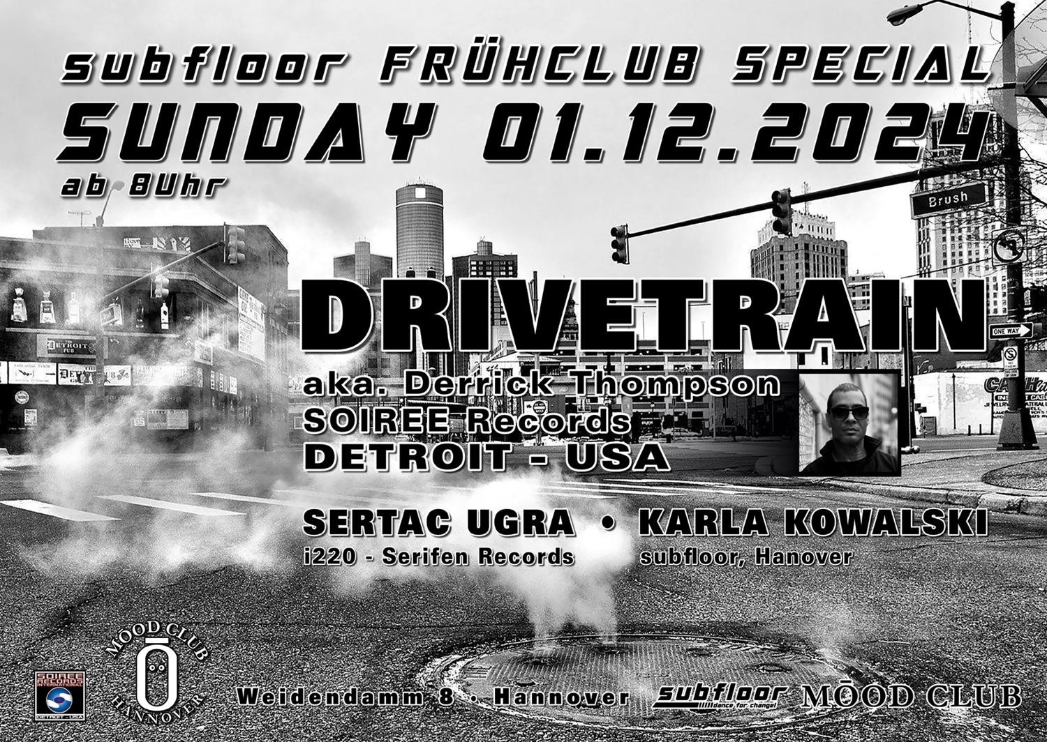 Mood Frühclub Special With Derrick Train ( Detroit/Usa)