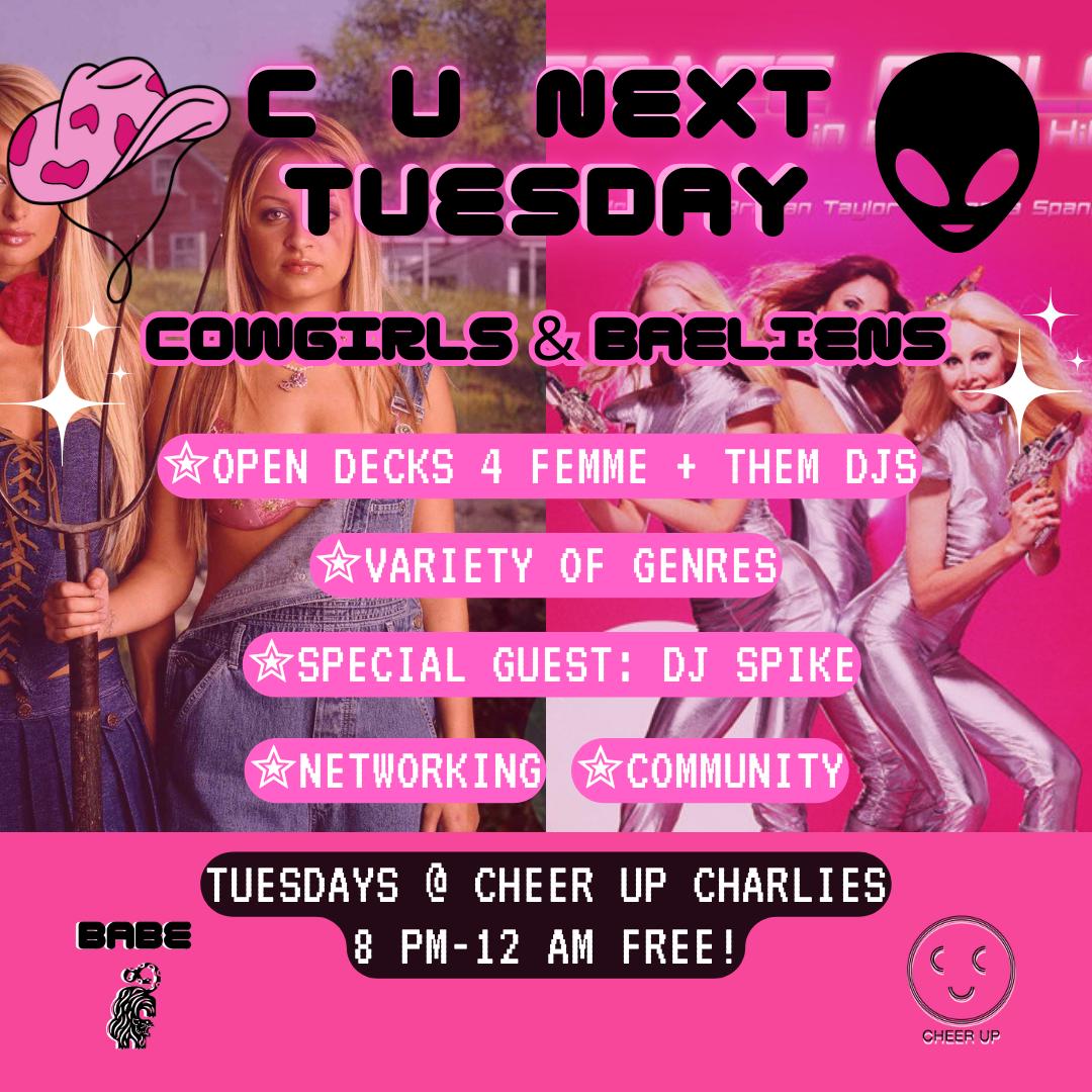 C U Next Tuesday (Open Decks For Femme + Them Djs)