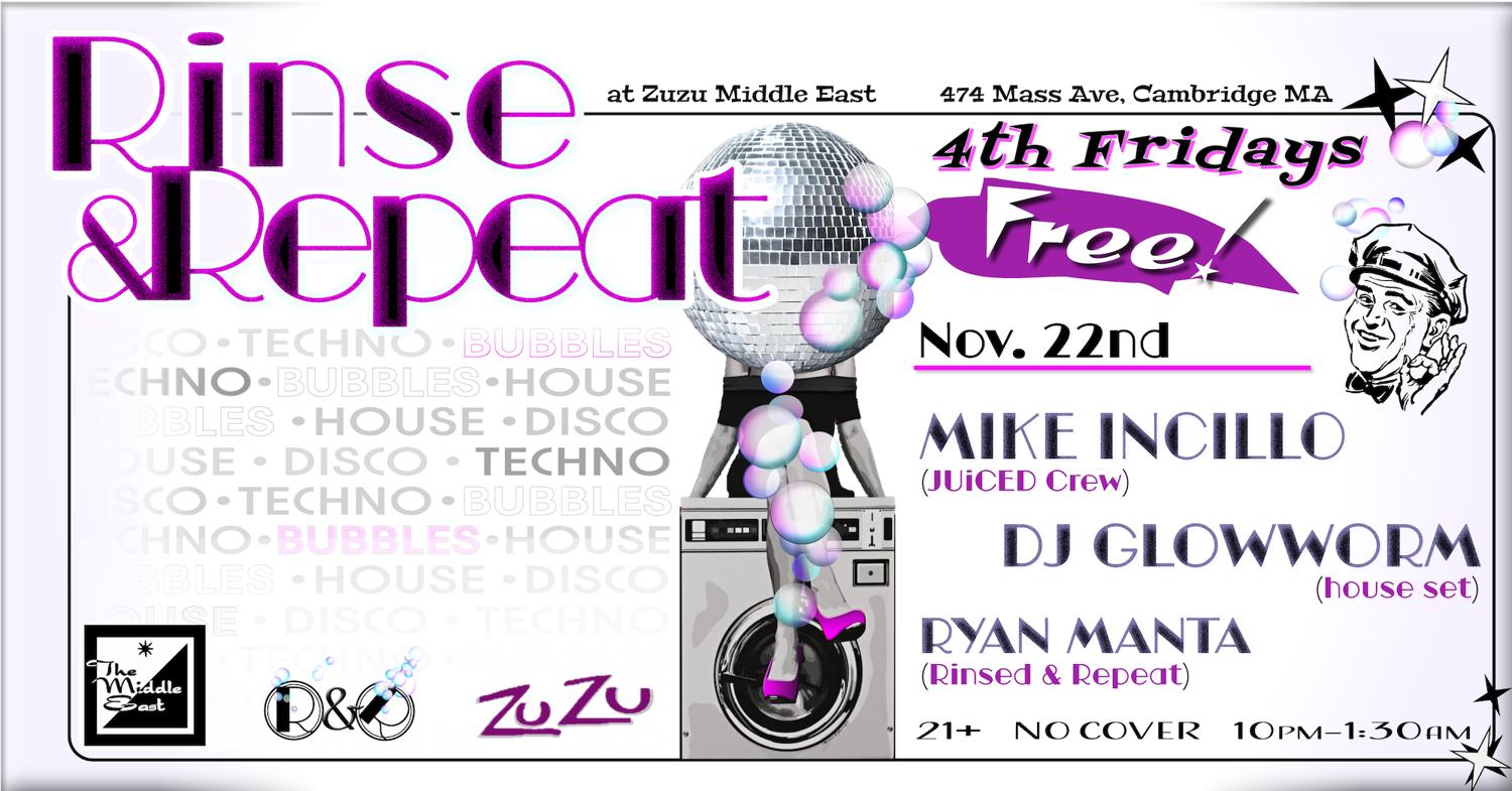 R&R: A Night Of House Music & Bubbles With Mike Incillo, Dj Glowworm, Ryan Manta