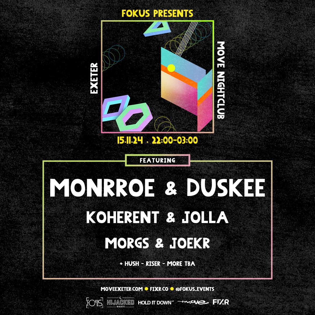 Fokus Exeter: Monrroe, Duskee, Koherent