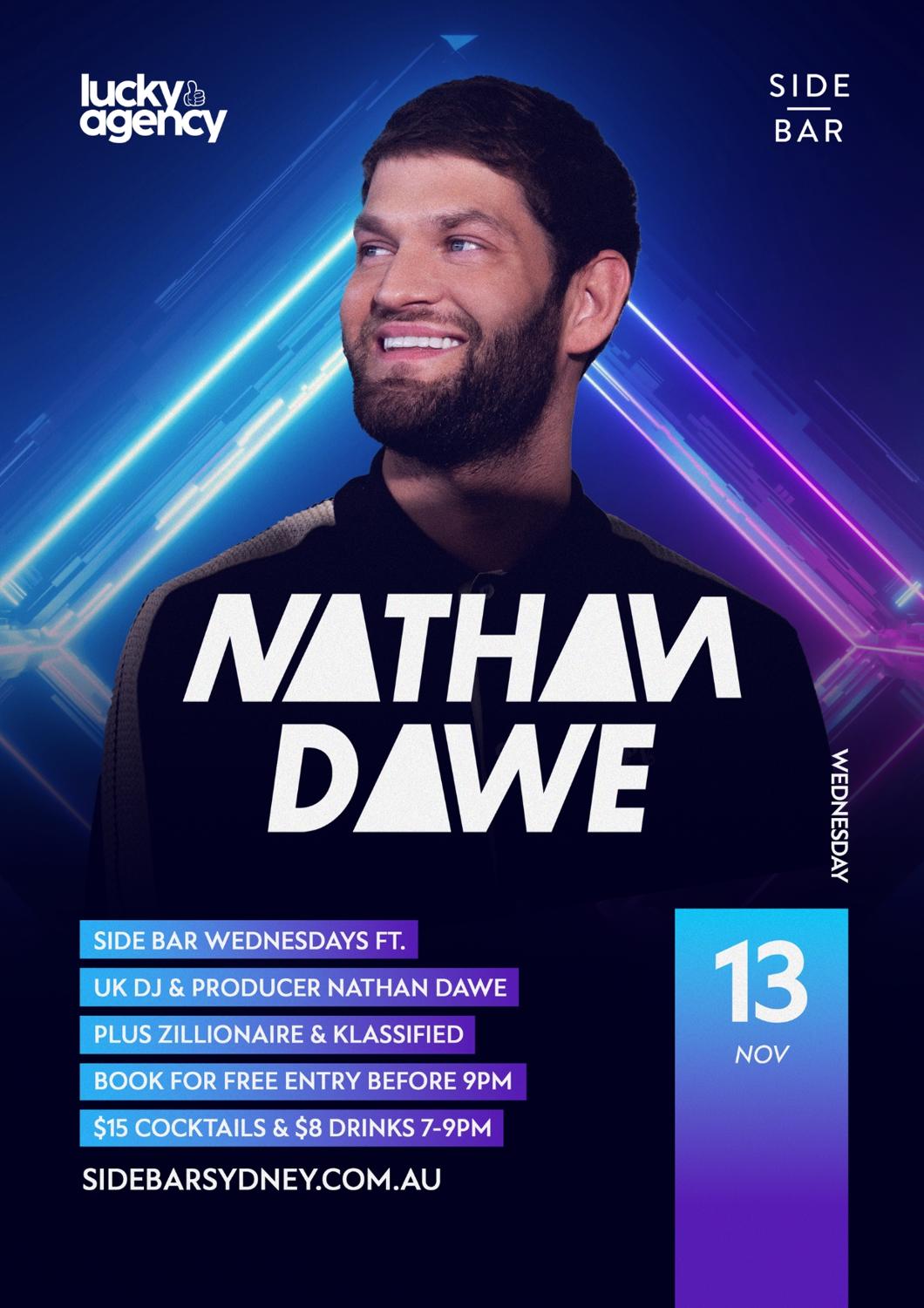 Side Bar Wednesdays Feat. Nathan Dawe (Uk)