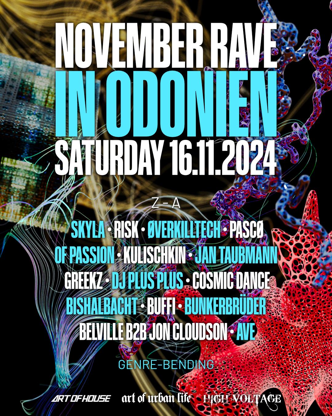 November Rave In Odonien - Art Of Urban Life X Art Of House