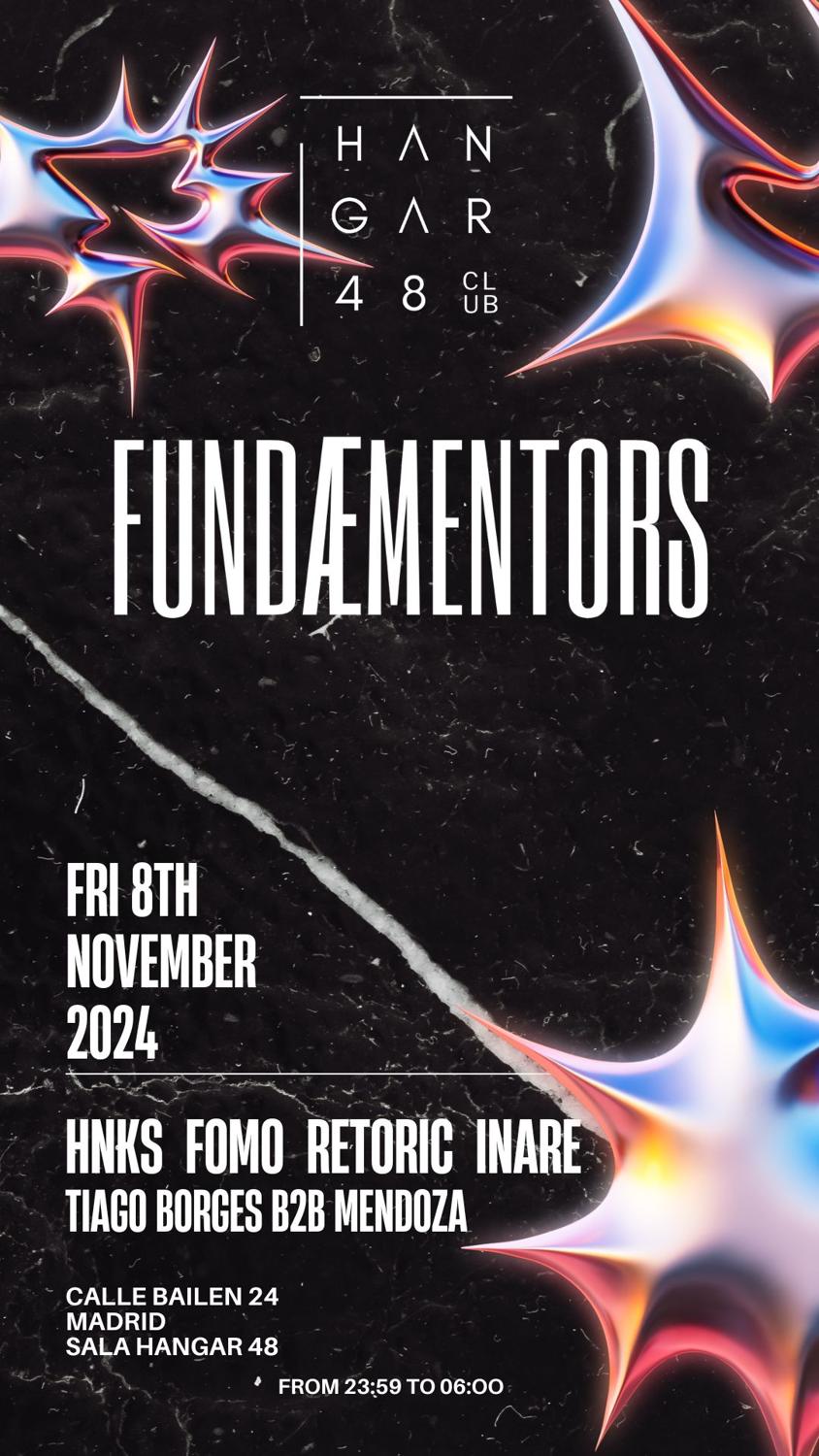 Fundaementors-Hnks, Fomo, Retoric, Inare, Tiago Borges, Mendoza