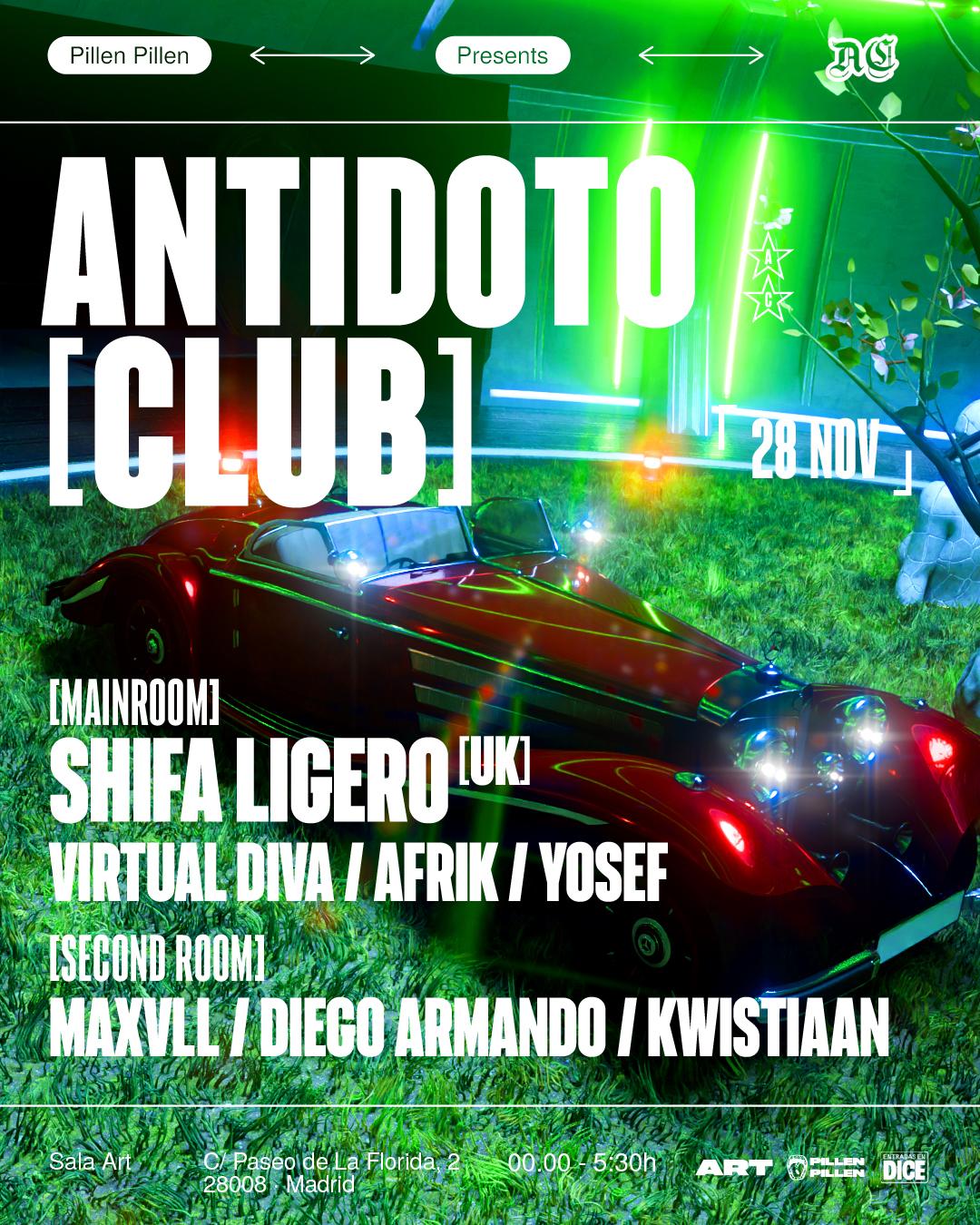 Antídoto Club: Shifa Ligero + Afri K