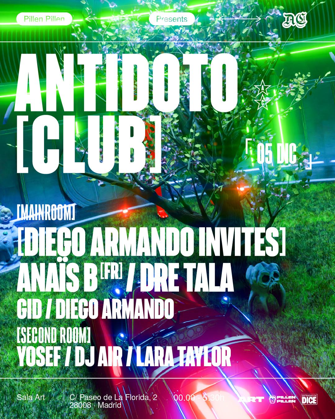 Antídoto Club: Anais B + Dre Tala