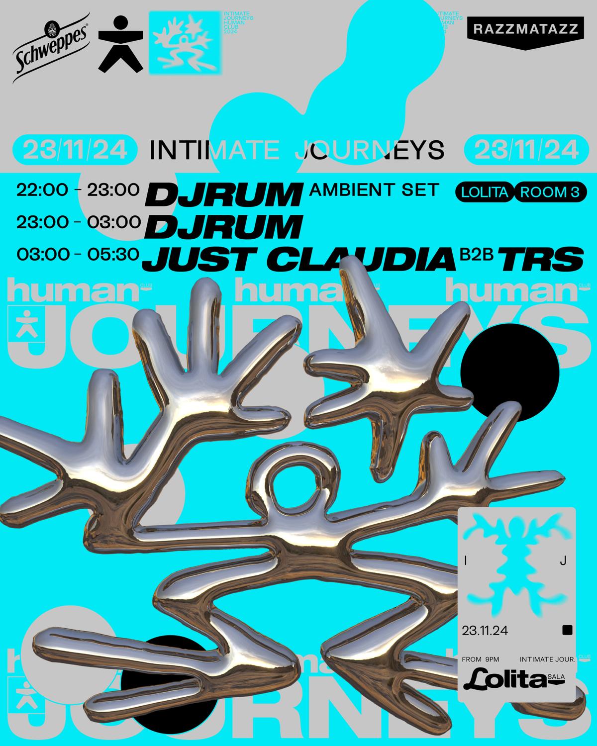 Intimate Journeys: Djrum (5-Hour Set), Just Claudia B2B Trs