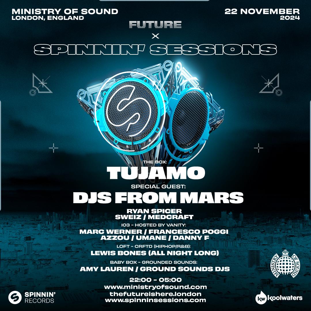 Future X Spinnin' Sessions: Tujamo, Djs From Mars