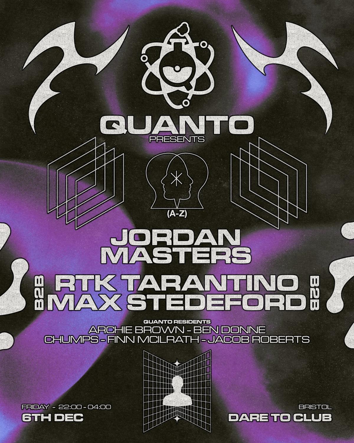 Quanto Presents Jordan Masters And Rtk Tarantino B2B Max Stedeford