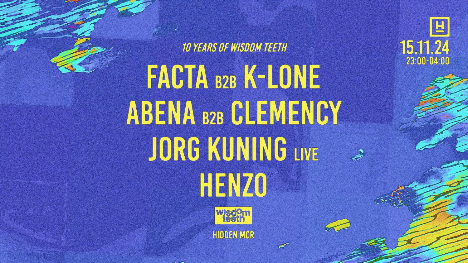 10 Years Of Wisdom Teeth With Facta, K-Lone, Abena + More