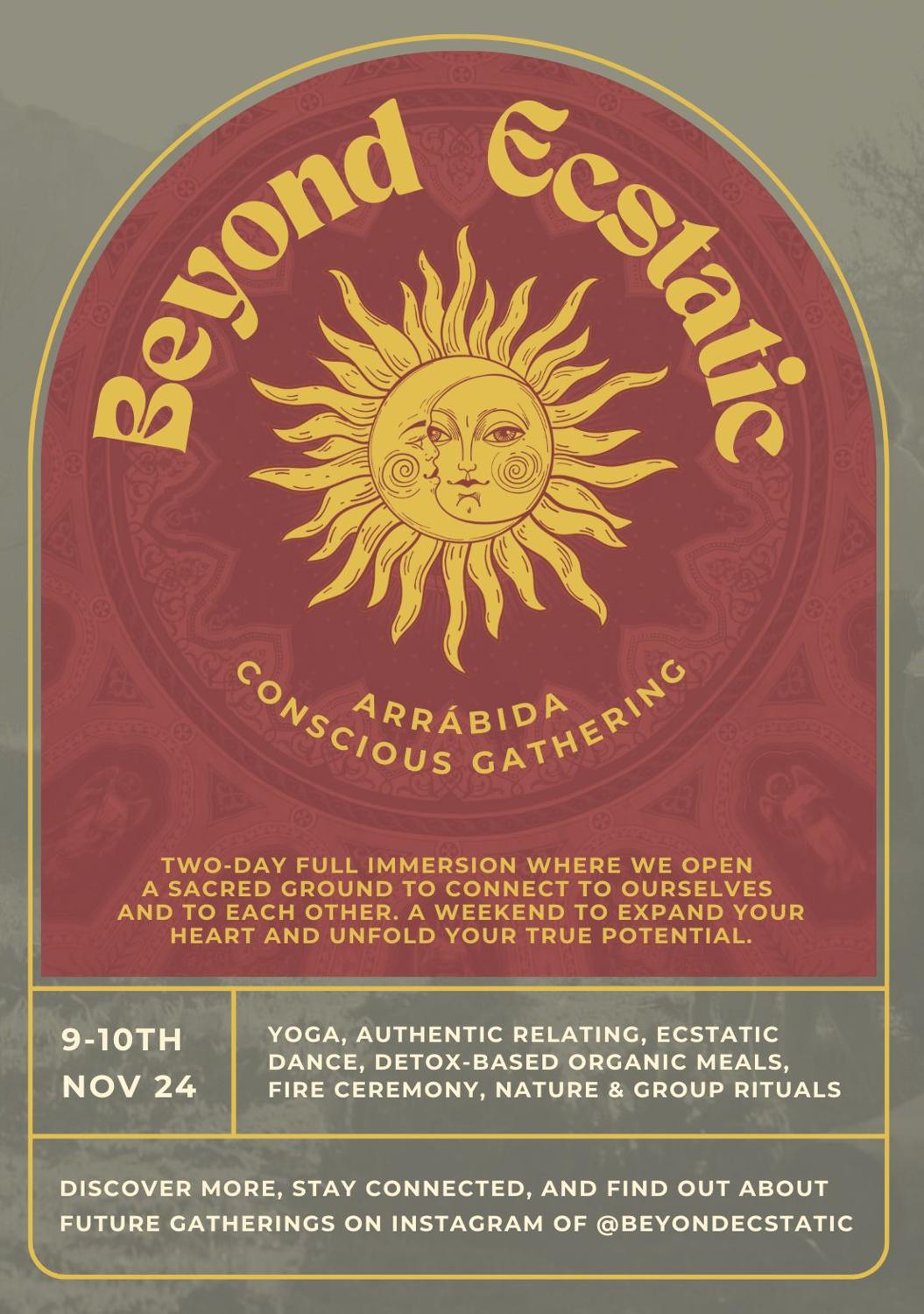 Beyond Ecstatic 09-10 Nov Autumn Gathering