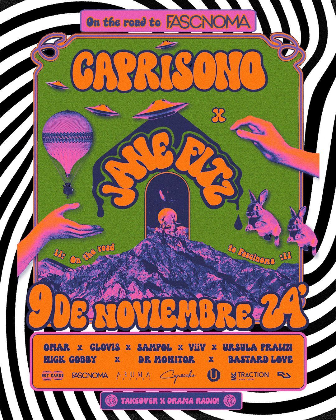 Caprisono Presenta Jane Fitz, Omar ...On The Road To Fascinoma