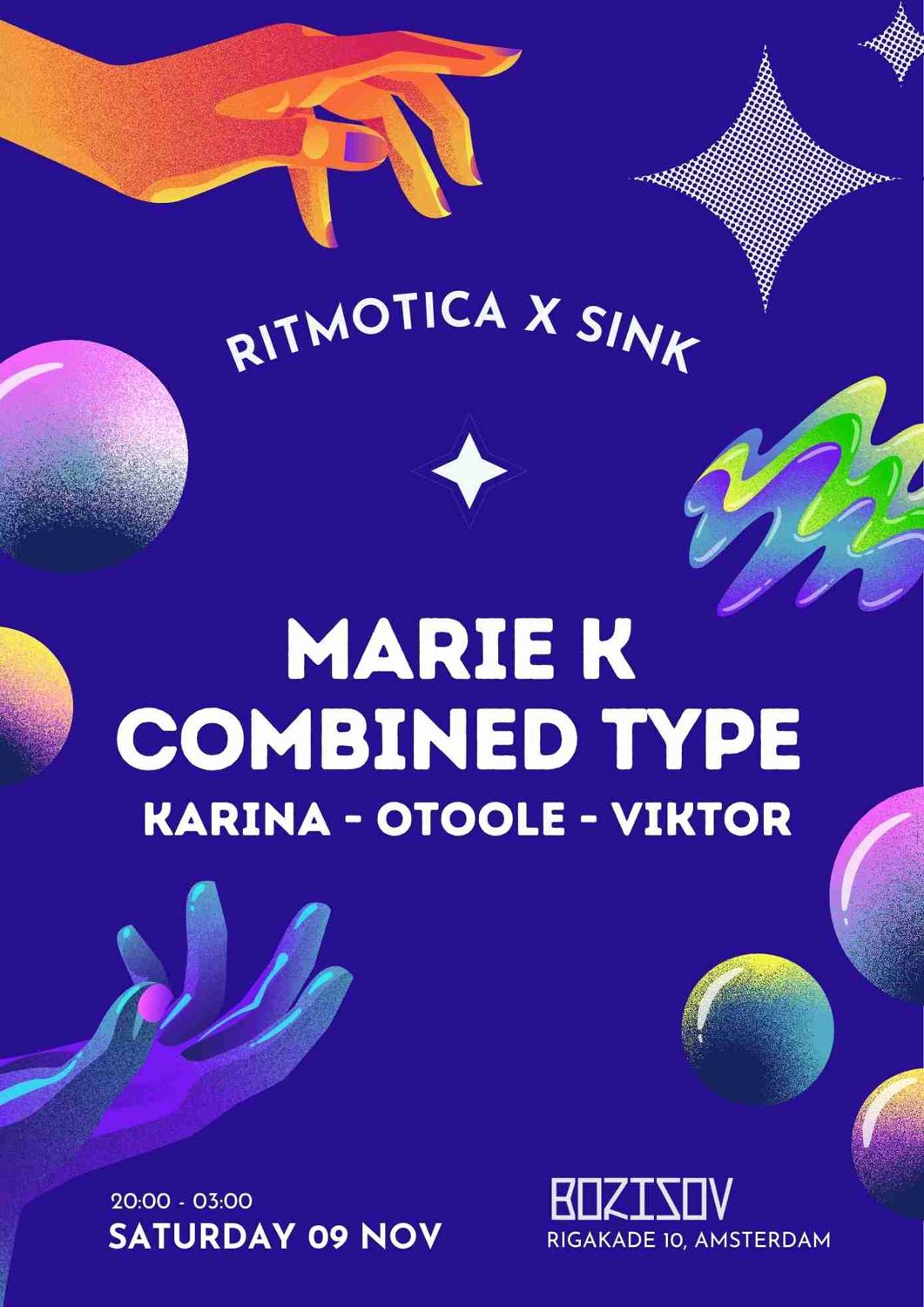 Ritmotica X Sink With Marie K, Combined Type