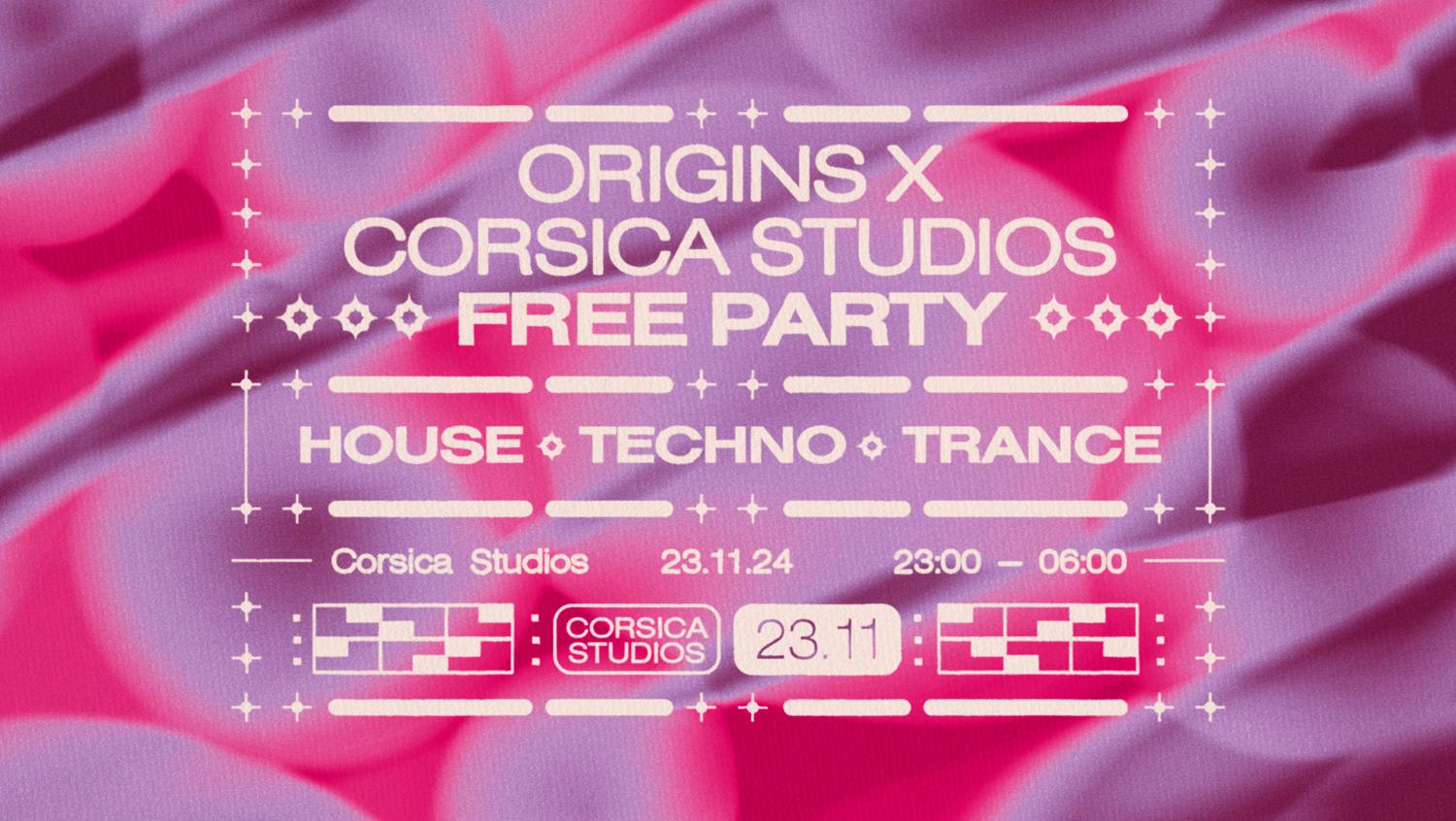 Origins X Corsica Free Rave