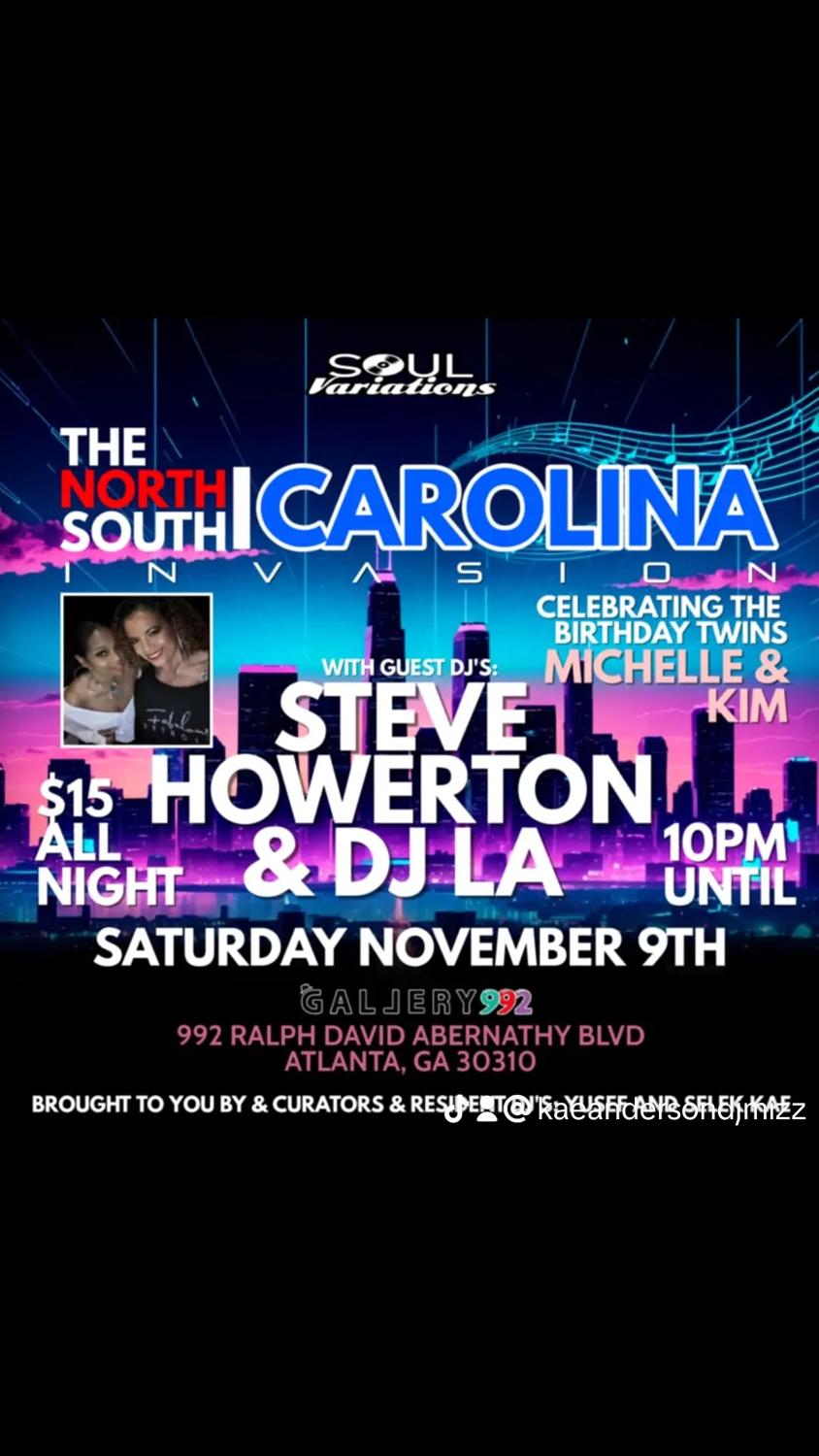 Soul Variations Presents 'The North/South Carolina Invasion'