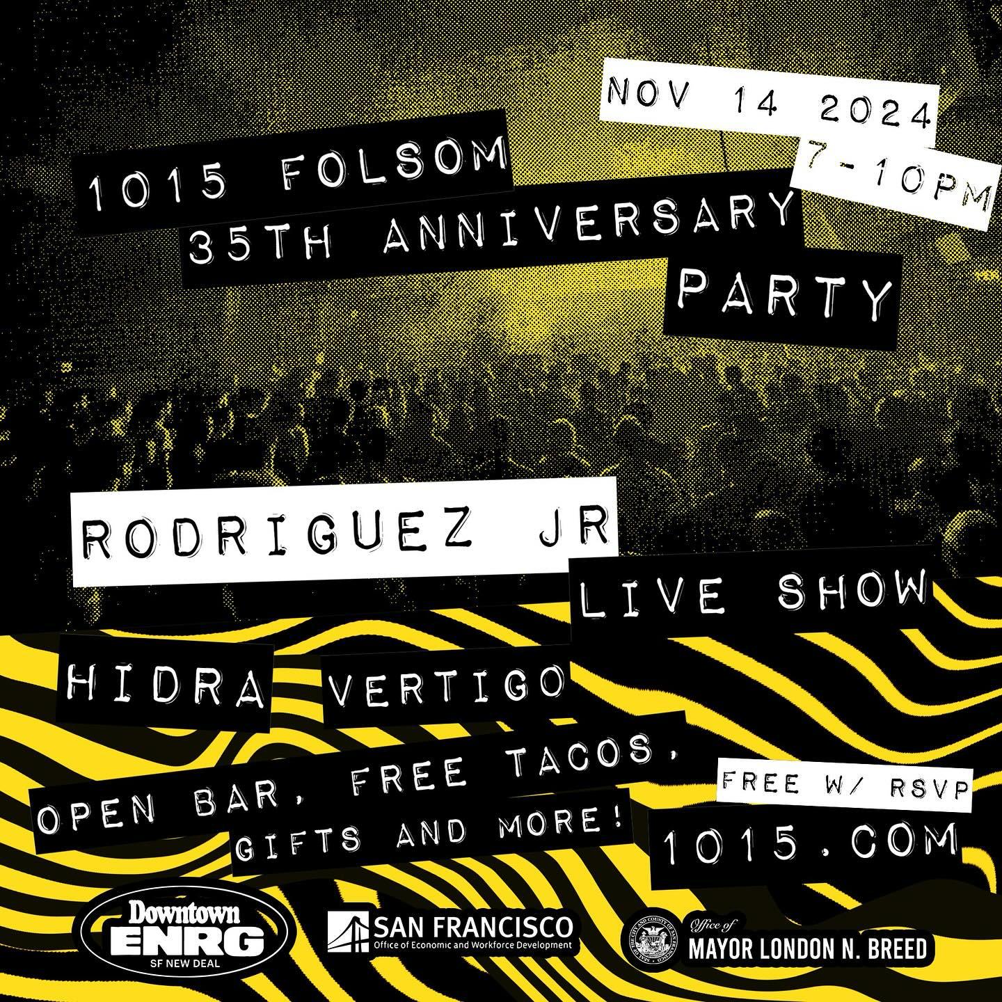 Free Ticket For Rodriguez Jr | Free Tacos + Open Bar + Free Ticket