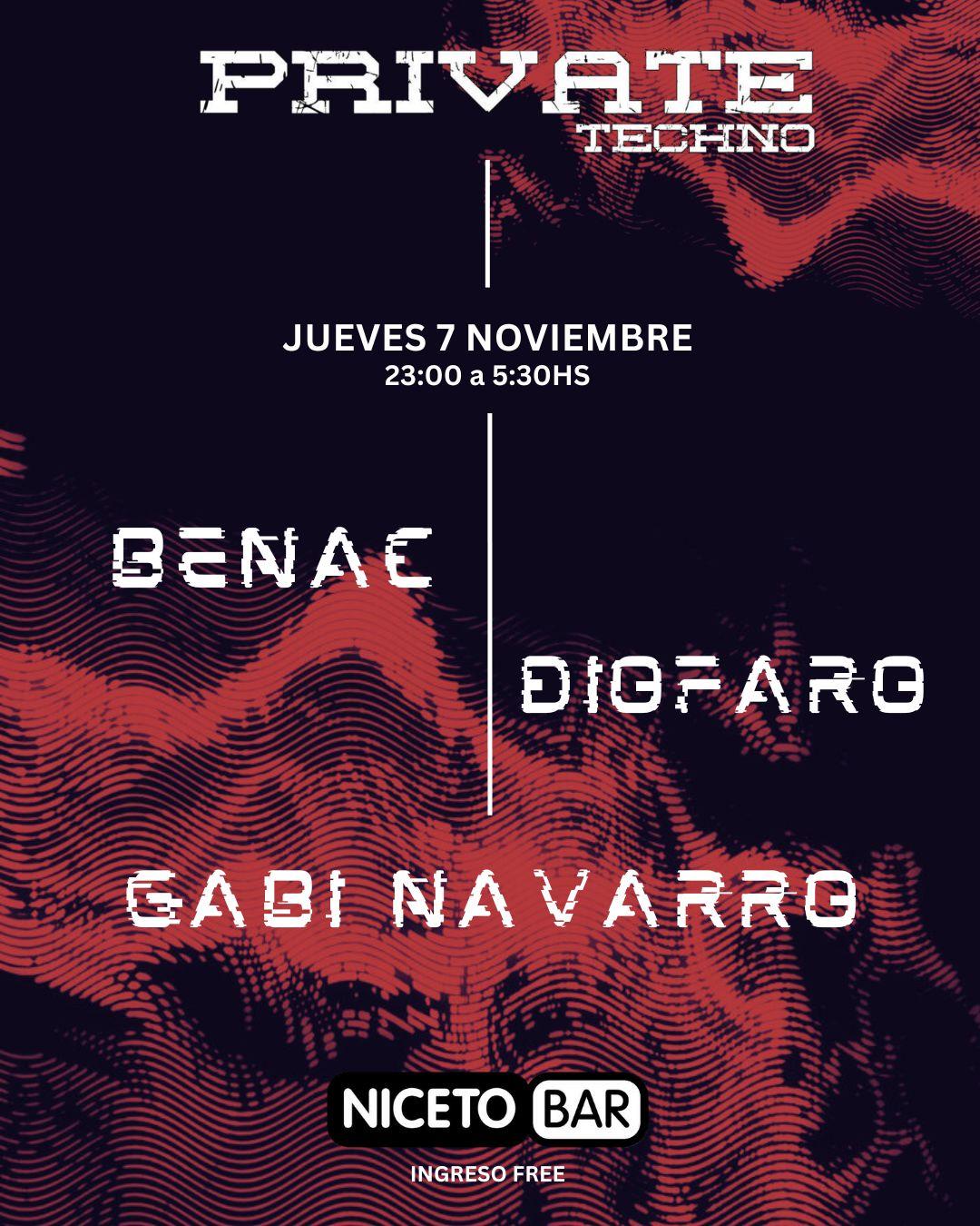 Private Techno En Niceto Bar [Free]