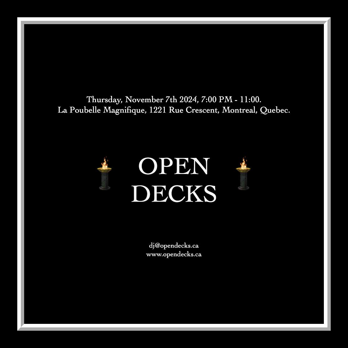 Open Decks